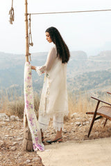 Unstitched Muzlin Woven 3 Piece Suit