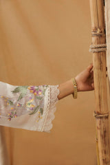 Unstitched Muzlin Woven 3 Piece Suit