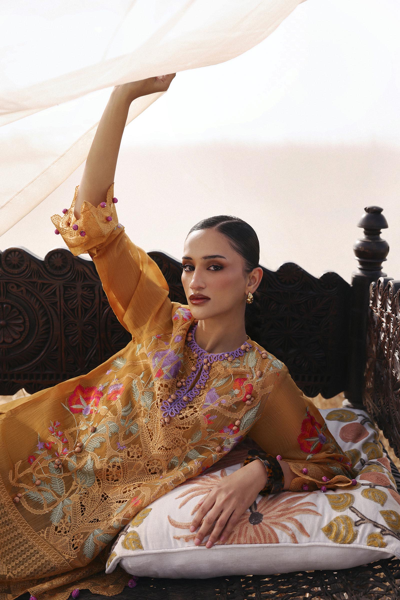 Unstitched Muzlin Woven 3 Piece Suit
