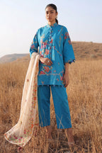 Unstitched Muzlin Lawn 3 Piece Suit
