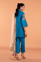 Unstitched Muzlin Lawn 3 Piece Suit