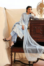 Unstitched Muzlin Woven 3 Piece Suit