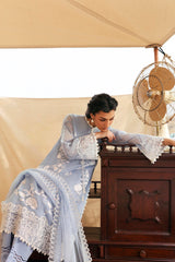 Unstitched Muzlin Woven 3 Piece Suit