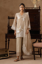 Unstitched Muzlin Woven 3 Piece Suit