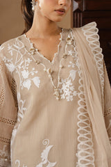 Unstitched Muzlin Woven 3 Piece Suit