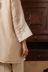 Unstitched Muzlin Woven 3 Piece Suit