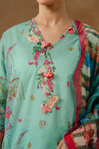 Unstitched Muzlin Lawn 3 Piece Suit