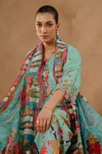 Unstitched Muzlin Lawn 3 Piece Suit