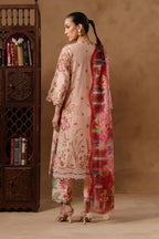 Unstitched Muzlin Lawn 3 Piece Suit