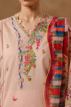 Unstitched Muzlin Lawn 3 Piece Suit