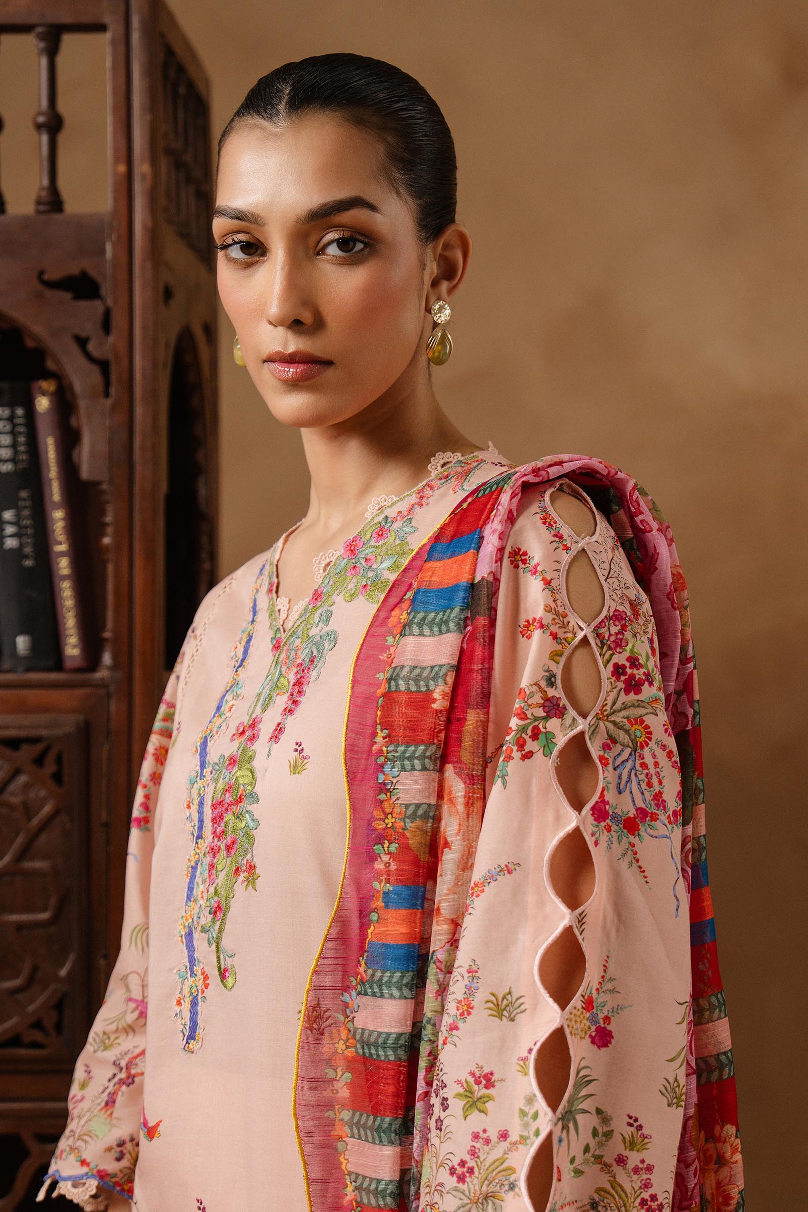 Unstitched Muzlin Lawn 3 Piece Suit
