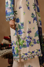 Unstitched Muzlin Lawn 3 Piece Suit