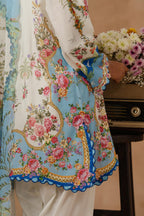 Unstitched Muzlin Lawn 3 Piece Suit