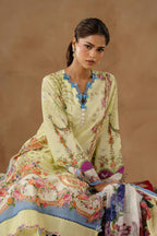 Unstitched Muzlin Lawn 3 Piece Suit