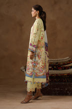 Unstitched Muzlin Lawn 3 Piece Suit