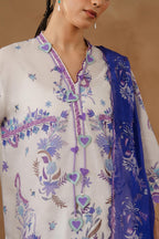Unstitched Muzlin Lawn 3 Piece Suit