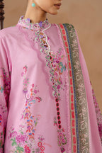 Unstitched Muzlin Lawn 3 Piece Suit