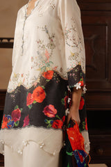 Unstitched Muzlin Lawn 3 Piece Suit