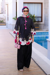 Unstitched Muzlin Lawn 3 Piece Suit