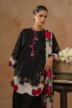 Unstitched Muzlin Lawn 3 Piece Suit