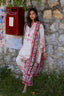 Unstitched Embroidered 3 Piece Muzlin Suit