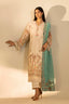 Unstitched Embroidered 3 Piece Muzlin Suit