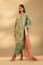 Unstitched Embroidered 3 Piece Muzlin Suit