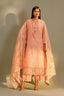 Unstitched Embroidered 3 Piece Muzlin Suit