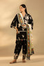 Unstitched Embroidered 3 Piece Muzlin Suit