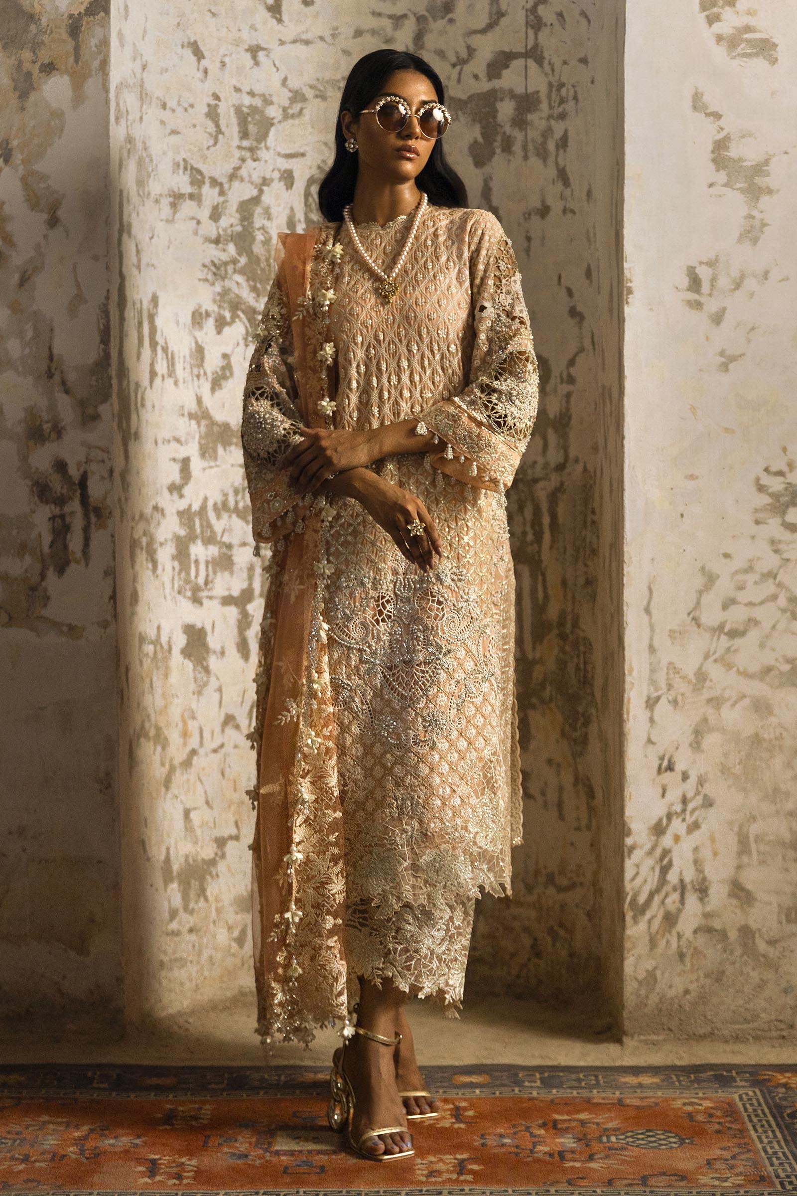 Unstitched 3 Piece Georgette Suit