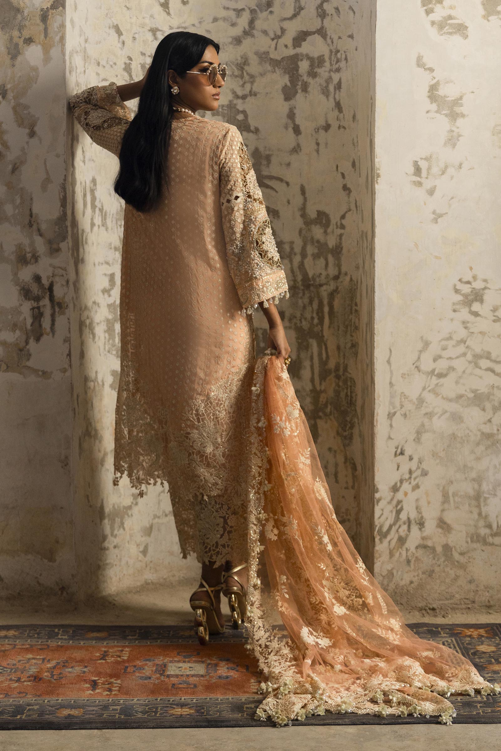 Unstitched 3 Piece Georgette Suit