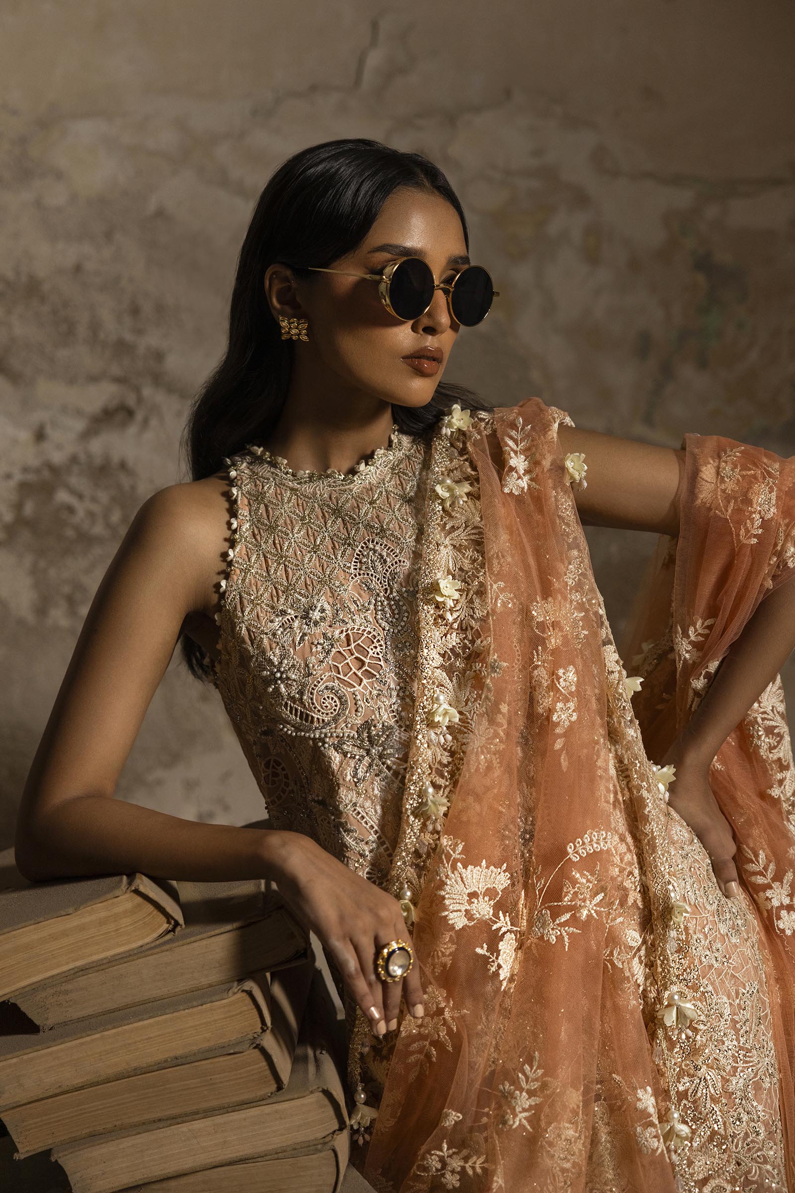 Unstitched 3 Piece Georgette Suit