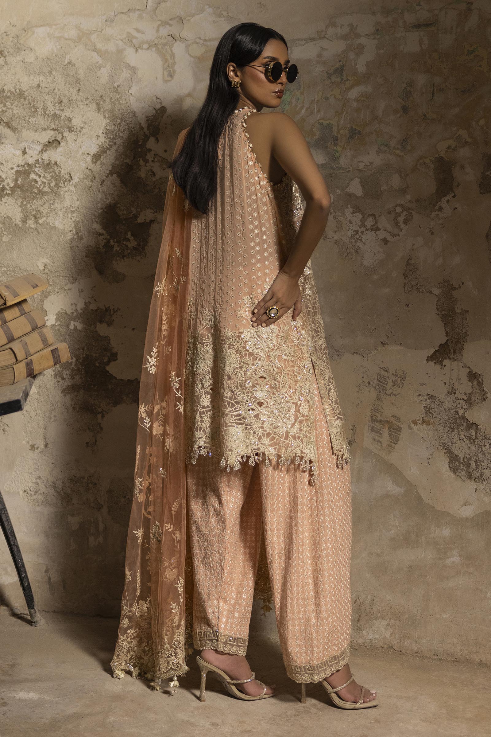 Unstitched 3 Piece Georgette Suit