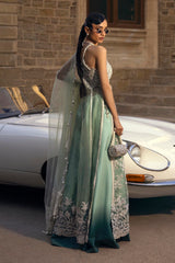 Unstitched Organza 3 Piece Suit