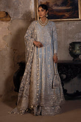 Unstitched Raw Silk 3 Piece Suit