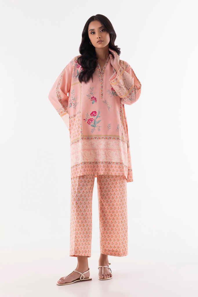 Stitched Multi Printed Shirt + Bottom