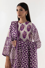 Stitched Multi Printed Shirt + Culotte +Dupatta