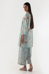 Stitched Multi Printed Shirt + Culotte