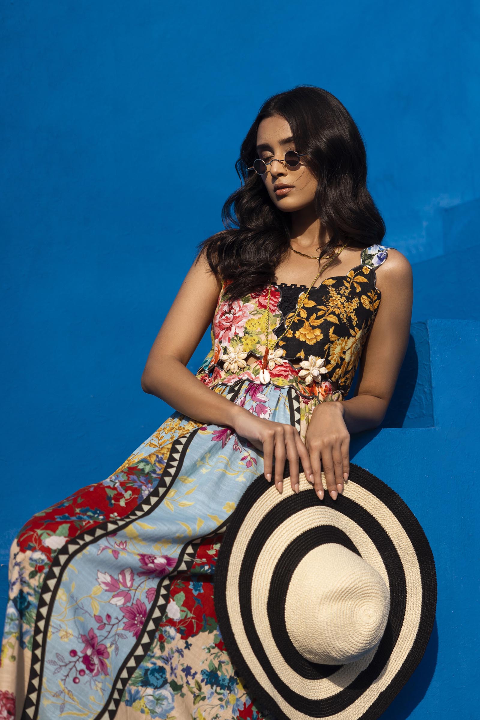 Stitched Printed Resort Short Dress Secondary image