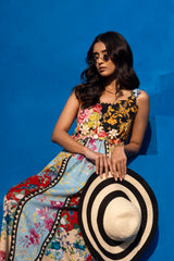 Stitched Printed Resort Short Dress
