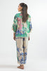 Stitched Printed Resort Jacket and Bottom