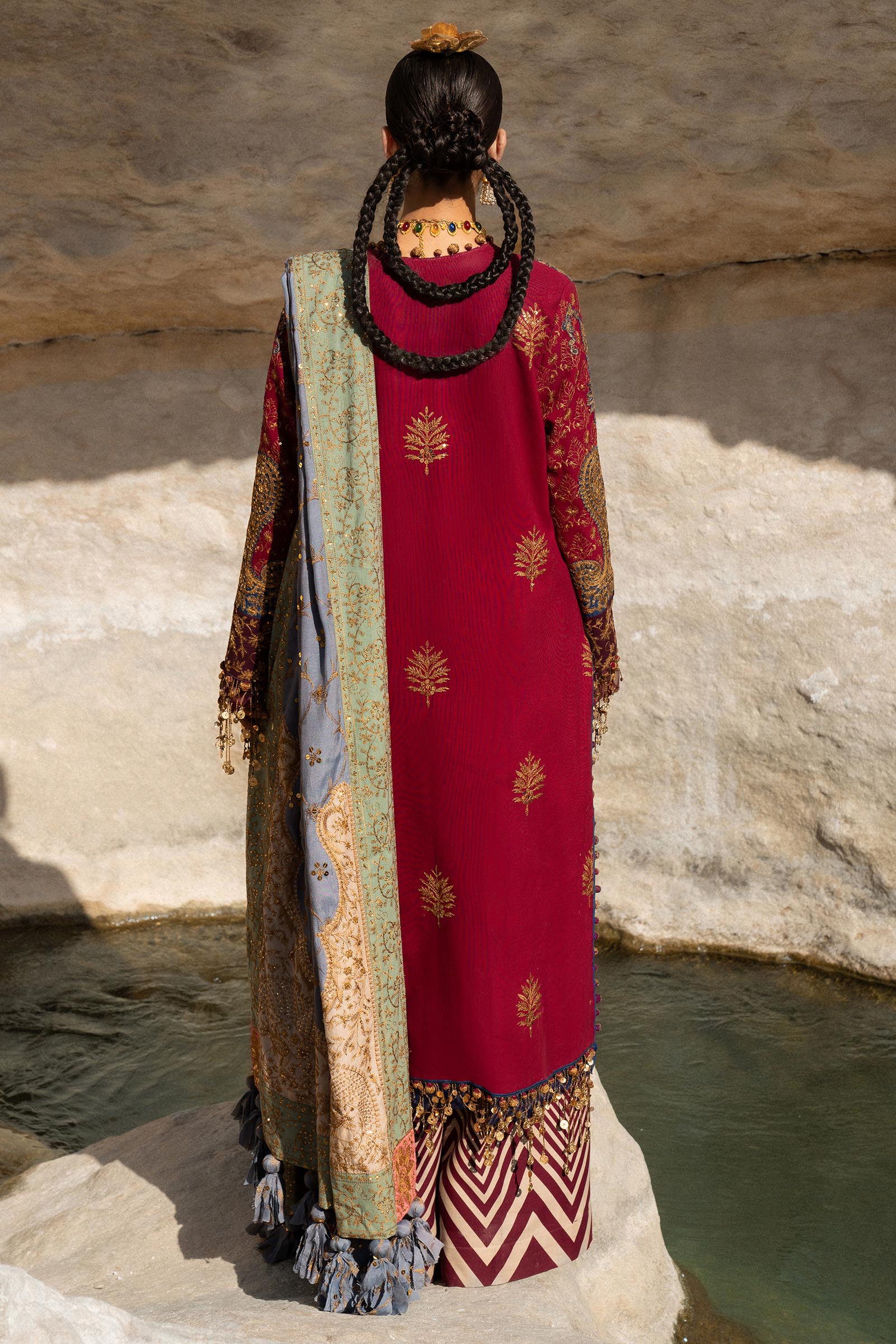 Unstitched 3 Piece Slub Suit