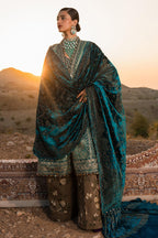 Unstitched 3 Piece Raw Silk Suit