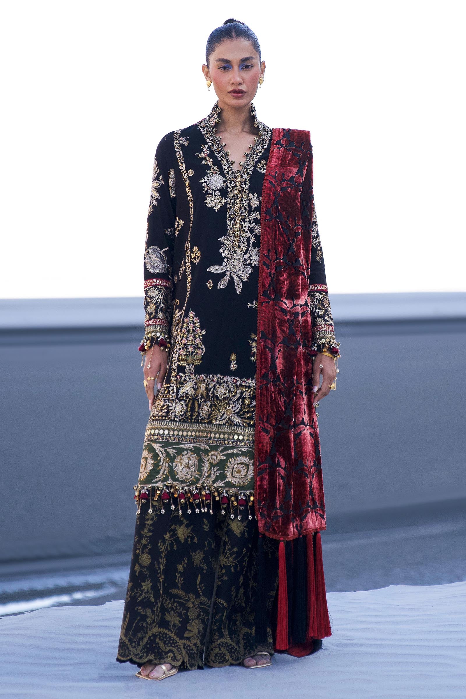Unstitched 3 Piece Slub  Suit