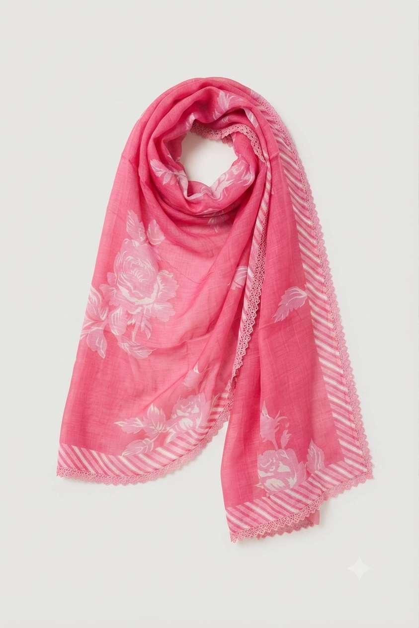 Stitched Printed Dupatta Secondary image
