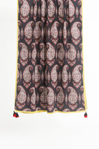 Stitched Printed Linen Dupatta