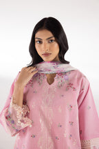 Stitched Embroidered Muzlin Lawn Suit