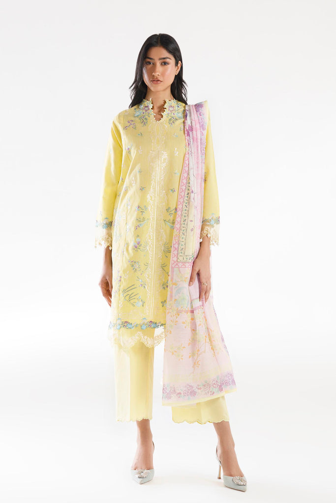 Stitched Muzlin Lawn Suit