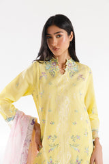 Stitched Muzlin Lawn Suit