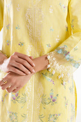 Stitched Muzlin Lawn Suit